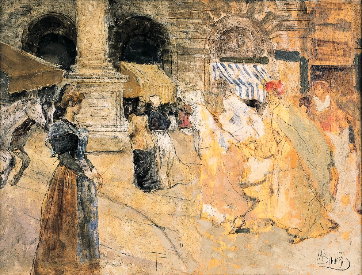 In una piazza - Collezione Cornèr Banca, Lugano